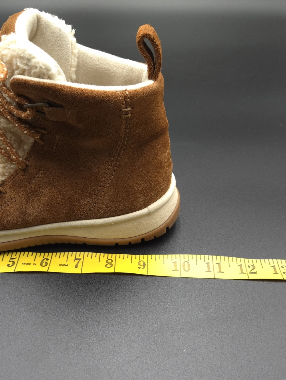 UGG Lakesider Heritage Suede Sneaker Boot Chestnut Size 6 - Picture 10 of 10